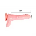 Wibrujące dildo z pompką