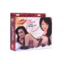 Red leopard - 6 piece bondage set