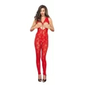 Bodystocking z wycięciami w kształcie serca