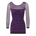 Sukienka w panterkę Seamless leopard mini dress