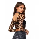 Top Net Long Sleeved Crop