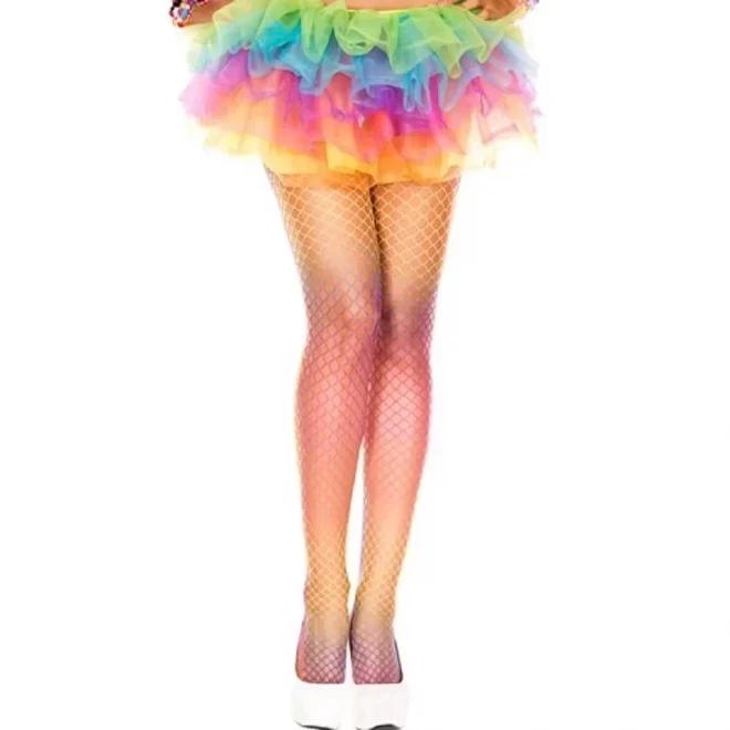 Fisnet pantyhose - rainbow