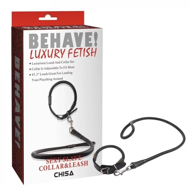 Behave ! sexy slave collar&leash