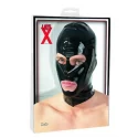 Black latex hood