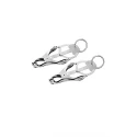 2 squeezer teaser clover nipple clamps w ring