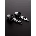 2 nipple clamps with buckets