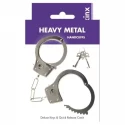 Kajdanki-Metal Handcuffs with 2 Deluxe Keys Was