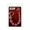 Plug/kulki-Black&Red 901302-9 Anal beads PVC red