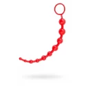Plug/kulki-Black&Red 901302-9 Anal beads PVC red