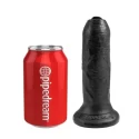 King cock uncut cock 15.25 cm. (6.00 inch) - black