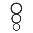 Round cock ring set