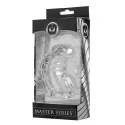 Detained soft body chastity cage