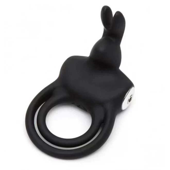 Happy rabbit stimulating rabbit love ring black