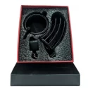 Black chastity series - outlined - stainless steel - Ø 45 mm