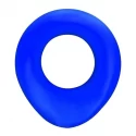 Silicone wedge - blue