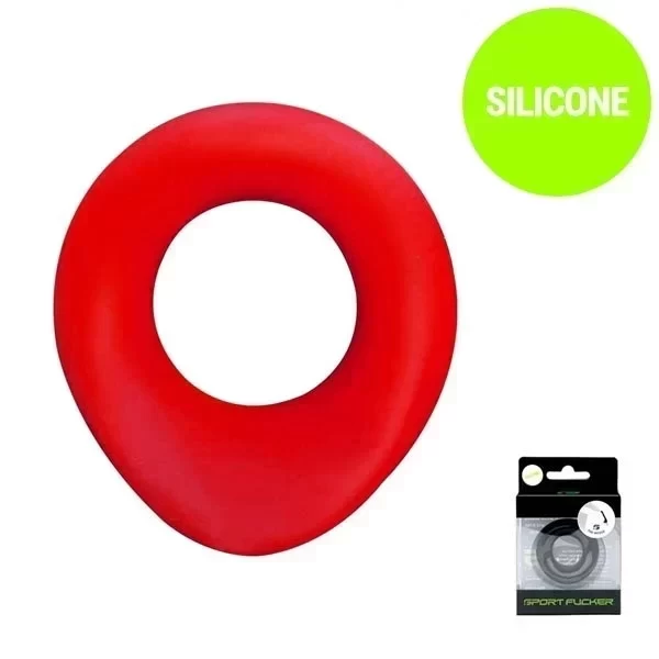 Silicone wedge - red