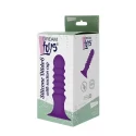 Plug-DREAM TOYS RIBBED PLUG WITH SUCTION CUP