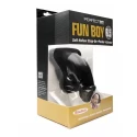 Buck angel fun boy soft hollow 4.5" strap-on - black [d]