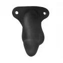 Buck angel fun boy soft hollow 4.5" strap-on - black [d]