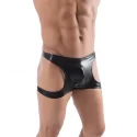 Jockstrap With Open Sides - Wetlook Black