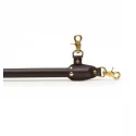 Coco de mer leather spreader bar brown