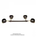 Coco de mer leather spreader bar brown