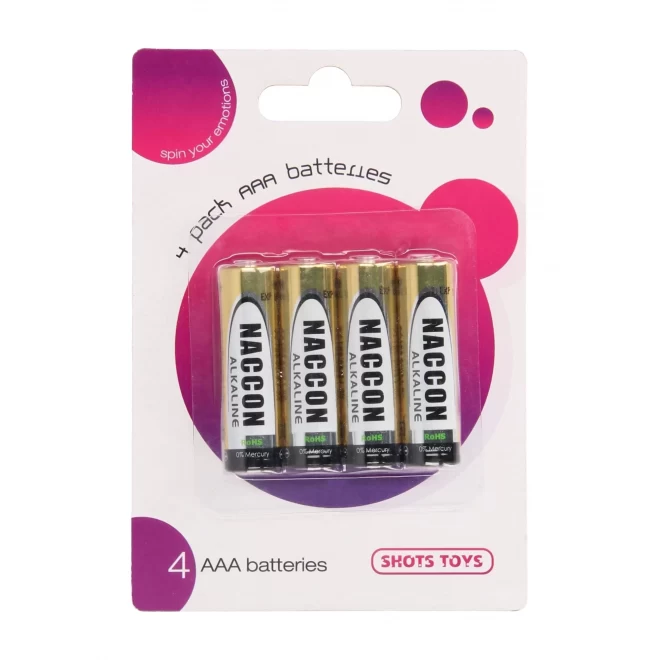 4 pack aaa batteries