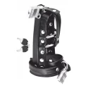 Blue line c&b gear gimp cock locking chastity sheath