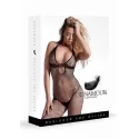 Sexy bodystocking with bra shape one size