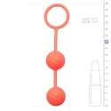 Easytoys Semi Ribbed Geisha Balls - Orange
