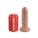6" uncut - tan