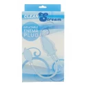 Inflatable enema plug - silicone