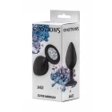 Plug-Anal Plug Emotions Cutie Medium Black Clear crystal