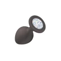 Plug-Anal Plug Emotions Cutie Medium Black Clear crystal