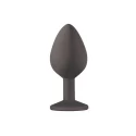 Plug-Anal Plug Emotions Cutie Medium Black Clear crystal