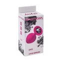 Plug-Anal Plug Emotions Cutie Medium Pink dark black crystal