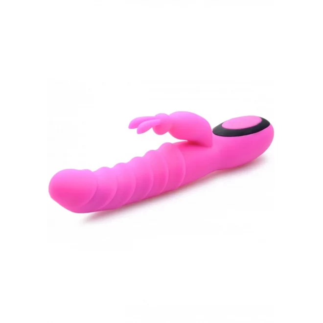 Flushed 12x self-heating rabbit vibe
