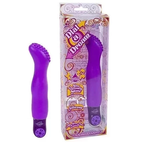 Silikonowy wibrator do stymulacji punktu G Dial a Dream