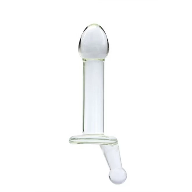 Szklane dildo Clear Glass Penis Dong Large