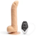 Silikonowe dildo ze zdalnym sterowaniem 20cm