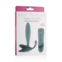 7 Speeds Silicone Anal Vibrator in Black Color