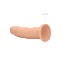 Silicone dildo without balls - 19,2 cm