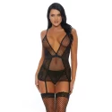 Caught you looking chemise with garter straps and panty