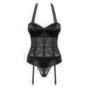 Ailay gorset i stringi czarny s/m
