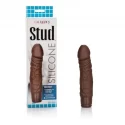 Silicone studs woody brown