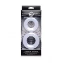 Stretch master 2 pc silicone anal grommet set