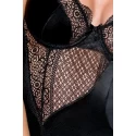 Bielizna-ZAHARA CHEMISE black L/XL - Casmir