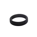 Flat slick - silicone cock ring Ø 40 mm. - black