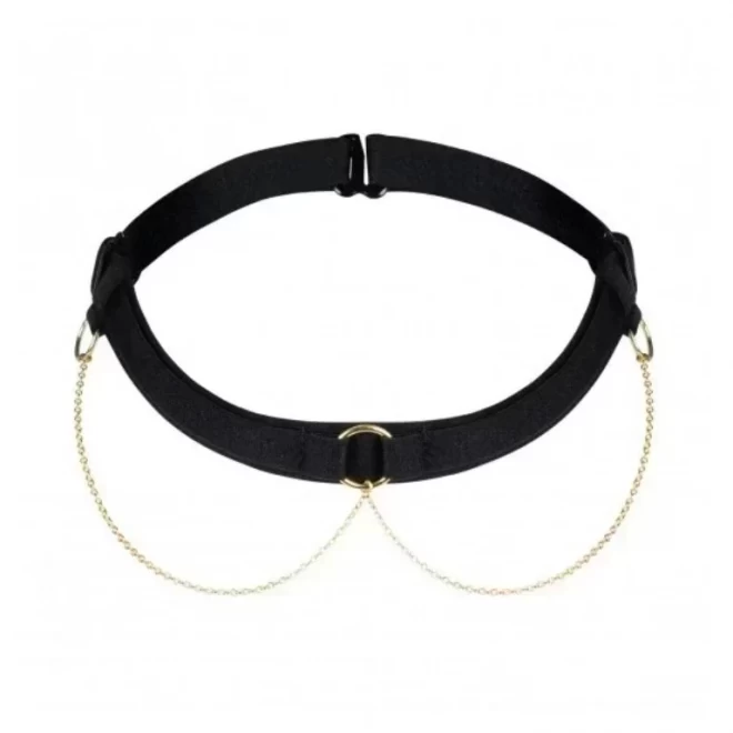Petitenoir choker with golden chains