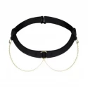 Petitenoir choker with golden chains